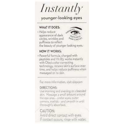 Olay Eye Cream Olay Eyes for Dark Circles Wrinkles & Puffiness 15 ml - Dark Circle & Wrinkle Busters
