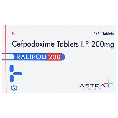 RALIPOD 200 Tablet 10's - Bacterial Infections-Cep