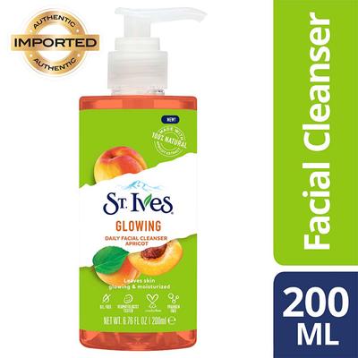 St. Ives Glowing Daily Facial Cleanser Apricot 200 ml - Face Wash & Cleansers