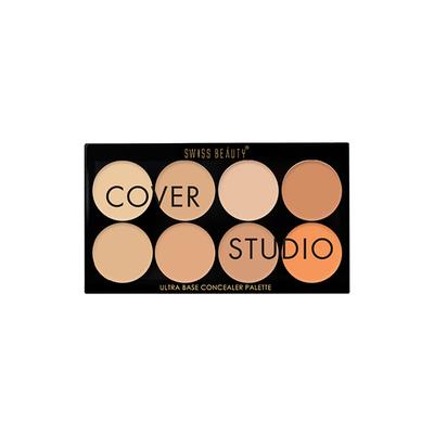 Swiss Beauty Cover Studio Ultra Base Concealer Palette - (Shade-01) 19gm - Concealer