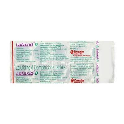 Lafaxid D Tablet 10'S - Ulcer/Reflux/Flatulence-Aaa