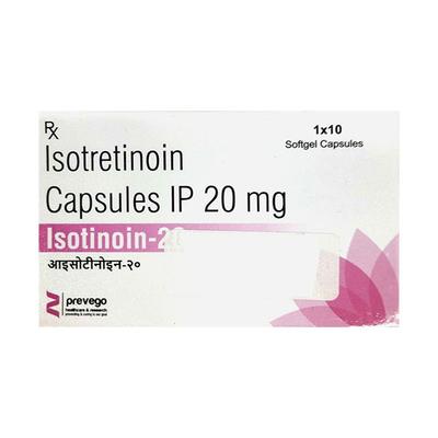 ISOTINOIN 20 Capsule 10's - Acne-Acn