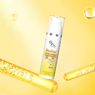 Fixderma Shadow Invisible Serum Sunscreen SPF 50+ PA+++ -With Vitamin C & Hyaluronic Acid 30 ml - Face Sunscreen