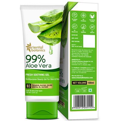 Oriental Botanics 99% Aloe Vera Fresh Soothing Gel 100 ml - Face Gels