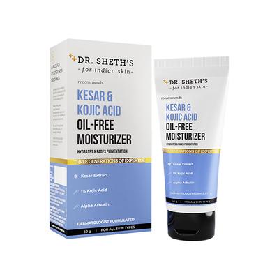 Dr. Sheth's Kesar & Kojic Acid Oil-Free Moisturizer 50 g - Face Moisturizers