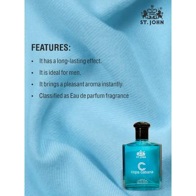 St-John Copa Cabana Eau De Parfum for Men 100 ml - Men Deodorants/Roll-Ons