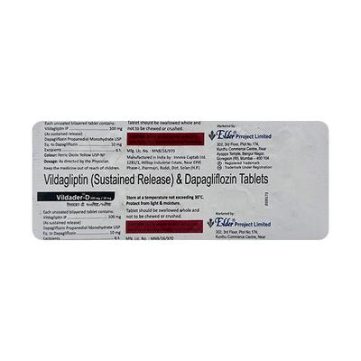 VILDADER D Tablet 10's - Diabetes-Ant