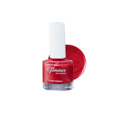 Glimmer Nail Enamel Shimmery Pink 8 ml - Nail Polish