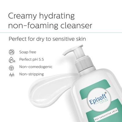 Episoft Cleansing Lotion for Sensitive Skin 250 ml - Face Wash & Cleansers