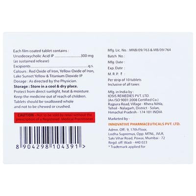 URSOBEST 300mg Tablet 10's - Cholelithiasis/Gall Stones