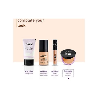 Plum Legit Matte Talc-Free Compact with Spf15 Divine Dusk - 135 N 9 gm - Compact Powder