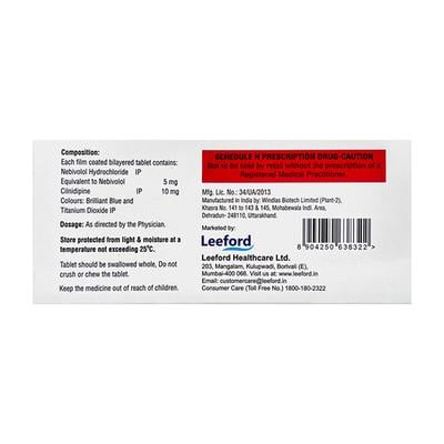 CILNEP N 5 Tablet 10's - Hypertension-Bet