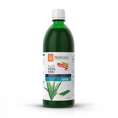 Krishna's Herbal & Ayurveda Special High Pulp Aloe Vera Juice 500 ml - Ayurvedic Juices