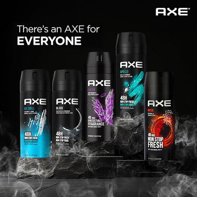 Axe Black Deodorant Body Spray for Men 48H Odour Protection Frozen Pear and Cedarwood Scent 150 ml - Men Deodorants/Roll-Ons