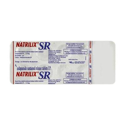 Natrilix SR 1.5 Tablet 10'S - Hypertension-Diu