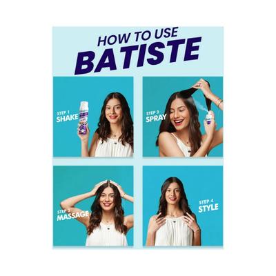 Batiste Dry Shampoo DE FRIZZ 200 ml - Dry Shampoos & Conditioners