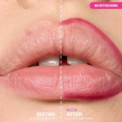 HUDA BEAUTY Lip Contour Stain Rosewood 1 ml - Lip Stains & Tints