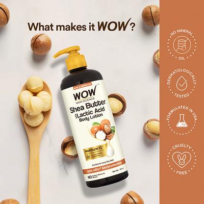 Wow Life Science Shea & Cocoa Butter Body Lotion 400 ml - Lotions & Creams