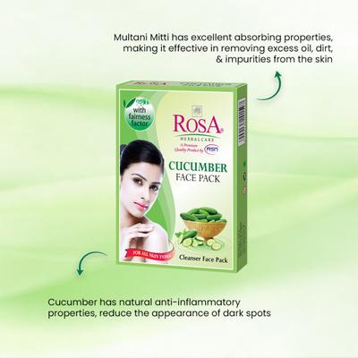 Rosa Cucumber Face Pack 25 g - Face Packs