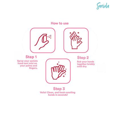 Saniola Hand Sani Wild Berries 38 ml - Hand Sanitizer