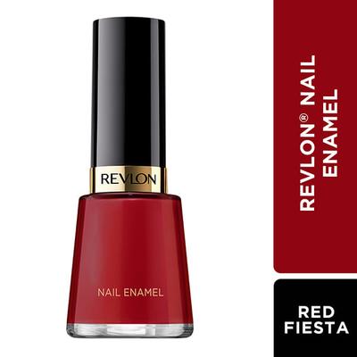 Revlon Super Lustrous Nail Enamel - 496 Red Fiesta 8ml - Nail Polish