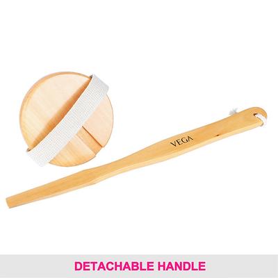 Vega Bristle Bath Brush With Massager (NB - A1/2) 207 gm - Loofahs & Sponges