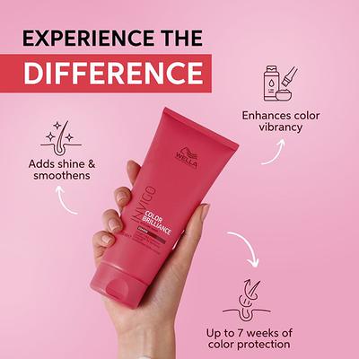 Wella Professionals INVIGO COLOR BRILLIANCE Conditioner, for coarse hair 200 ml - Conditioners