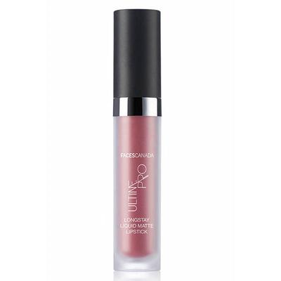 Faces Canada Longstay Liquid Matte Lipstick Sunset Coral 12 6 Ml - Liquid Lipsticks