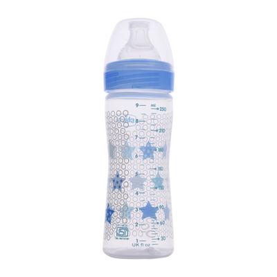 Chicco Wellbeing Feeding Bottle - Blue 250 ml - Feeding & Nursing