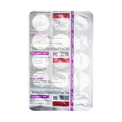 TELBRIT MT Tablet 15's - Hypertension-Ang