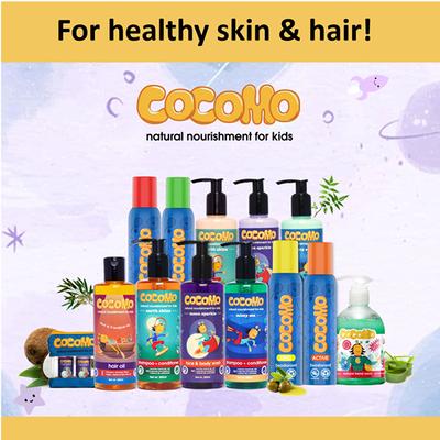 Cocomo Naturall Kids Face and Body Wash Floral Fragrance MoistureRich Moon Sparkle 200 ml - Baby Body Wash