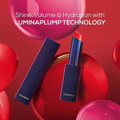 Chambor Tres Shine Plump++ Lipstick - Chamonix Chic 3 gm - Lipsticks