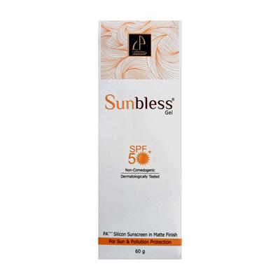 Sunbless SPF 50+ PA+++ Silicon Sunscreen Gel 60gm - Sunscreen Preparations-Emo