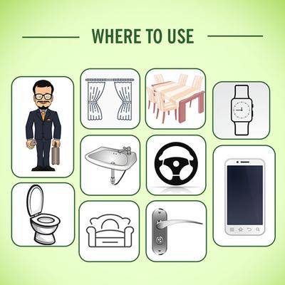 Keya Seth Medicure Ankush All In One Sanitizer Full Body And Surface 400 ml - Others