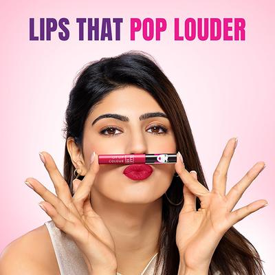 Elle18 Liquid Lip Color, Long-Lasting,  Matte, Transferproof, Smashing Red 5.6 ml - Liquid Lipsticks