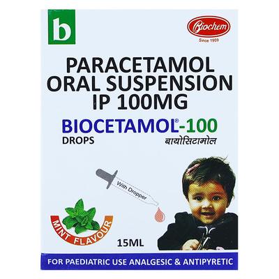 BIOCETAMOL 100mg Oral Drops 15ml - Fever-Ana