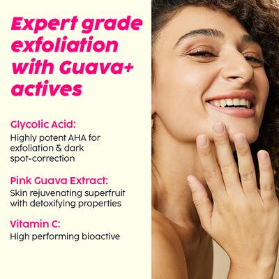 Plix The Plant Fix Guava Brightening Serum , With 3% Glycolic Acid & Vitamin C 30 ml - Face Serum