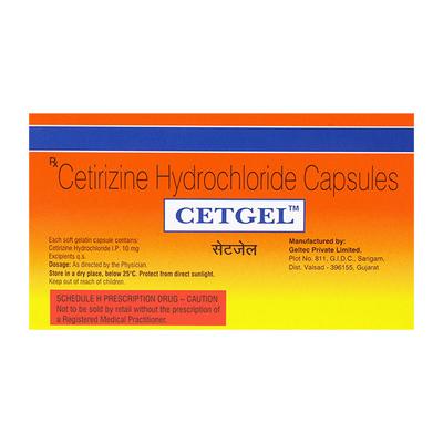 Cetgel Capsule 10'S - Allergies-Ant
