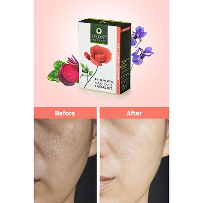 Organic Harvest Diamond Glow Facial Kit Mulberry & Lavender 48 Gm - Facial Kits