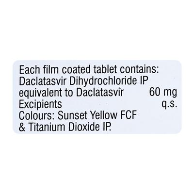 Dacihep 60mg Tablet 28'S - Viral infections-Ant