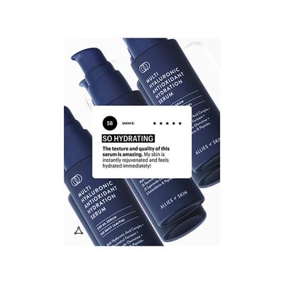 Allies Of Skin Multi Hyaluronic Antioxidant Hydration Serum 30 ml - Toners