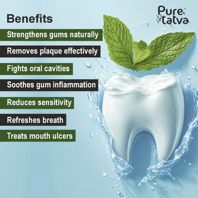 Pure Tatva Herbal Dental Paste 125 g - Toothpaste