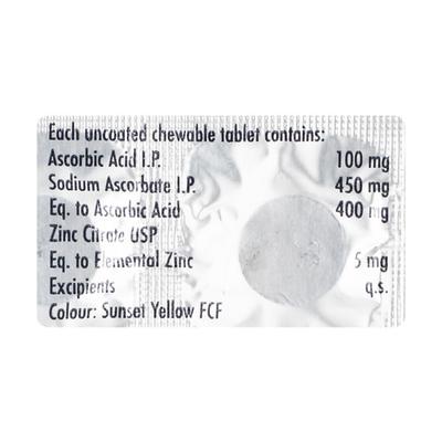 LIMCEE ZINC Chewable Tablet 15's - Supplements-Vam