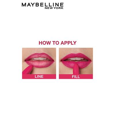 Maybelline New York Super Stay Crayon Lipstick, 05 Live on edge 1.2 gm - Lipsticks