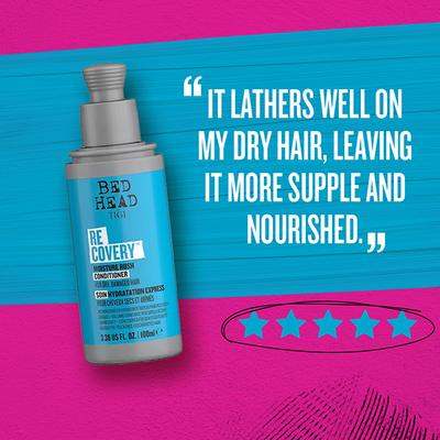 Bed Head Tigi Recovery Moisture Rush Hair Conditioner for Dry and Damaged Hair 100 ml - Conditioners