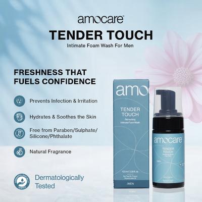 Amocare Tender Touch Intimate Wash - Men 100 ml - Intimate Hygiene
