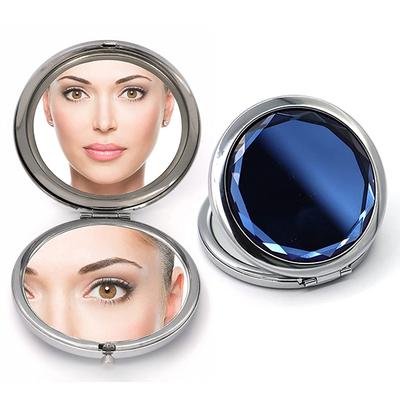 Majestique Crystal Edge Beauty Folding Mirror With Magnification 1's - Others