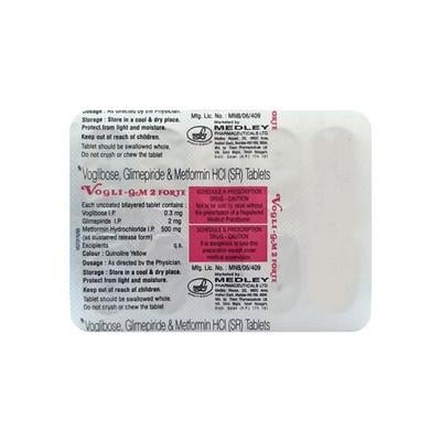 Vogli Gm2 Forte Tablet 10'S - Diabetes-Ant