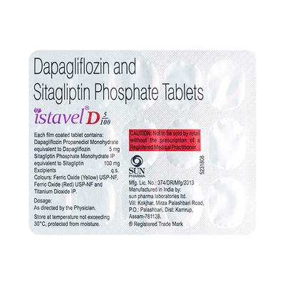ISTAVEL D 5/100 Tablet 15's - Diabetes-Ant