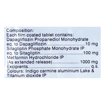 LUPISIT DM 10/100/1000 Tablet 10's - Diabetes-Ant